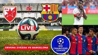 Crvena Zvezda FK vs Barcelona 2-5 Live Champions League UCL Football Match Score Highlights Vivo