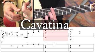 CAVATINA - (The Deer Hunter) - Stanley Myers - Full Tutorial with TAB - Classical Guitar