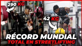 RÉCORD mundial Total 600 kg STREETLIFTING 2024 FINAL REP Dominada + Sentadilla