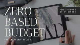 New A5 Budget Binder Flip Through | Zero-Based Budget | Goal Setting | Financial Planning