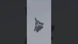 U.S. rival Russia's Su-57 stealth fighter performs special maneuvers