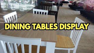 DINING TABLES DISPLAY