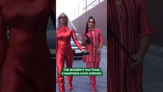 JADE CARGILL AND BIANCA BELAIR ARRIVE TO WWE CROWN JEWEL #wwe #crownjewel #wwecrownjewel