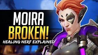 Overwatch MOIRA HEAL NERF EXPLAINED - PTR Changes