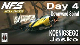 NFS: No Limits | KOENIGSEGG Jesko (Day 4) | NFSNL Shadow Fall | Material Guide