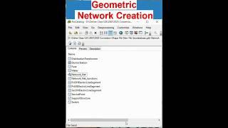 Geomatric network I Geomatric network creation Inetwork #geospatialtechnology  #arcgistutorial #gis