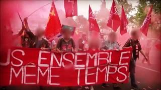 #mareepopulaire la manifestation des jeunes communistes des JRCF et du PRCF - Paris