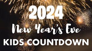 2023 New Year's Eve Kids Early Countdown to 2024 - It's almost midnight