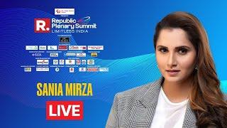 Sania Mirza at Republic Plenary Summit 2025 LIVE | Limitless India | Arnab Goswami