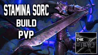 ESO PvP - Insane Damage CP/No-CP Sorcerer PvP Build Video with Gameplay - Necrom