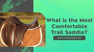 What is the Most Comfortable Trail Saddle?