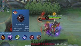 Rotation play hayabusa best jungler  - Mobile Legends