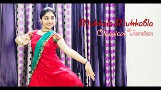 Mukkala Muqabla Classical Version | A R Rahman Hits | Kaathalan - Prabhudeva | Aavani's dance cover