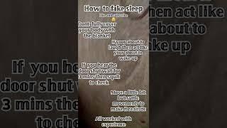 𝕙𝕠𝕨 𝕥𝕠 𝕗𝕒𝕜𝕖 𝕤𝕝𝕖𝕖𝕡 #tips