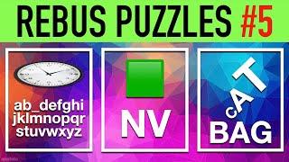 Rebus Puzzles with Answers #5 (20 Picture Brain Teasers)