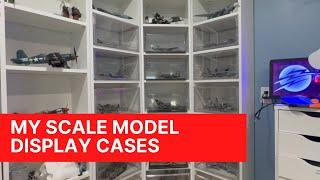 My Scale Model Display Cases - Andy's Hobby HQ and Ikea Billy Bookcases