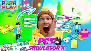 КРУТО прокачался в Pet Simulator X!