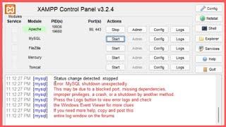 [FIXED] Error: MySql Shutdown Unexpectedly | XAMPP mysql error