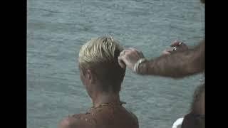 Club med, Martinique,  hair dresser in The Sea.1986