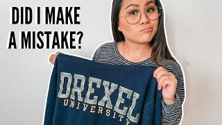 COLLEGE COMMITENT DAY: DO I REGRET GOING TO DREXEL UNIVERSITY? || LifewithMags