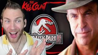 DOES EVERYONE HATE THIS?! Reacting to Jurassic Park 3 & Jurassic World Kill Count by Dead Meat