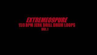 159 BPM Free Jerk Drill Kick 808 Bass Clap Snare Sample Loop Pack | Jerk Drill Drum Kit MIDI Pattern