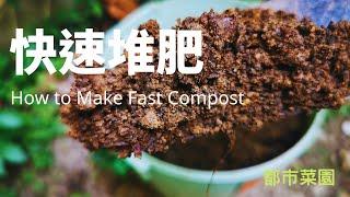 【都市菜園】快速堆肥｜短時間、小空間也可以製作有機肥料How to Make Fast Compost