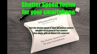 Shutter Speed Tester for your smartphone - Check the shutter of your analog camera