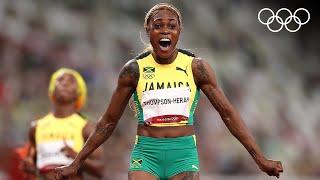 Elaine Thompson-Herah storms to 100m gold | #Tokyo2020 Highlights