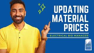 Updating Material Prices in Electrical Bid Manager