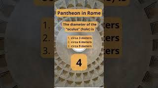 The largest dome  -  Pantheon in Rome