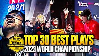 TOP 30 BEST PLAYS (SND & RESPAWNS) | CODM WORLD CHAMPIONSHIP 2023