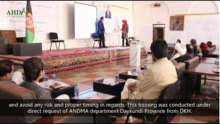 WASH and DRR Project in Daykundi province khadir District Documentary 2020