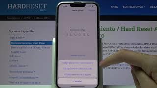 Cómo poner pin, patrón o contraseña en iPhone 13 Pro - bloquear pantalla