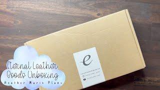 Eternal Leather Goods Hobonichi Weeks Cover Unboxing | @heathermarieplans