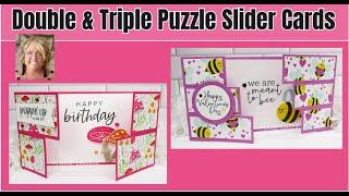 Double & Triple Puzzle Slider Fun Fold Cards