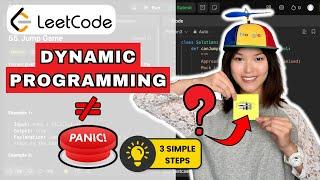 Leetcode Dynamic Programming - 3 simple steps to solve any DP problems