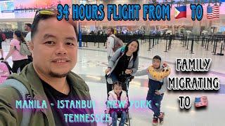 TRAVELING FROM PHILIPPINES TO USA WITH KIDS / MIGRATING TO US