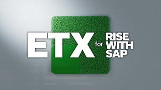 Teaser: ETX for RISE with SAP by sovanta