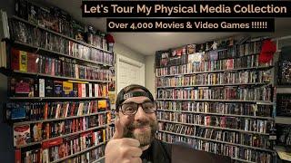 Movie Room Tour - Over 4000 Pieces Of Physical Media Live In My Basement!