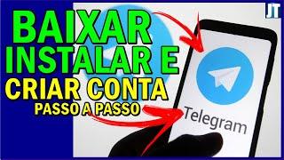 TELEGRAM ATUALIZADO | COMO BAIXAR, INSTALAR E CRIAR CONTA NO TELEGRAM PASSO A PASSO