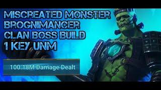 Miscreated Monster in Clan Boss Brognimancer Comp! 100M Damage UNM
