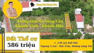 Đất thổ cư trung tâm xã Sông Cầu, Khánh Vĩnh chỉ 586 triệu #bdskhanhvinh #huugiangland #đất_thổ_cư