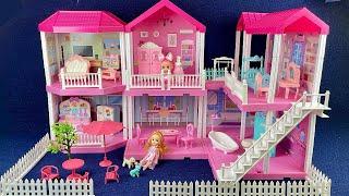 8 Minutes Satisfying with Unboxing Barbie Dream House Set Review Toys | ASMR