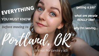 what you MUST KNOW before moving to Portland, Oregon! people, weather, getting a job, and more...