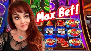 Max Out the Bet & Snag DOUBLE BONUSES! Quick Hits Slot & More!