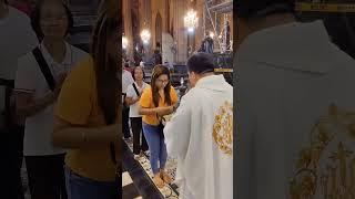 Feast of San Nicolas de Tolentino at San Sebastian Basilica with the Panecillos de San Nicolas.