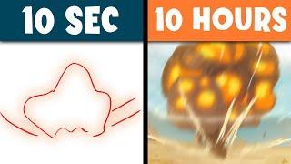 Animating an Explosion in 10 Seconds vs 10 Hours