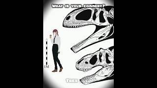 Giganotosaurus vs tyrannosaurus Rex What is your comment? dinosaurs size #dinosaur #information