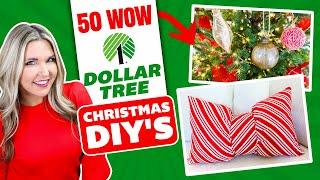 50 BEST EVER CHRISTMAS DOLLAR TREE DIY PROJECTS!!!